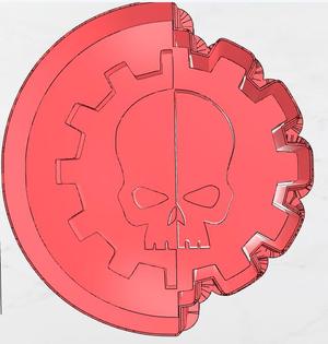 adeptus mechanicus emblem logo cookie cutter