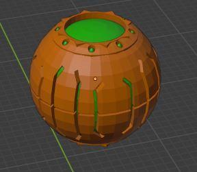 Pumpkin Bomb - STL for 3D Prints