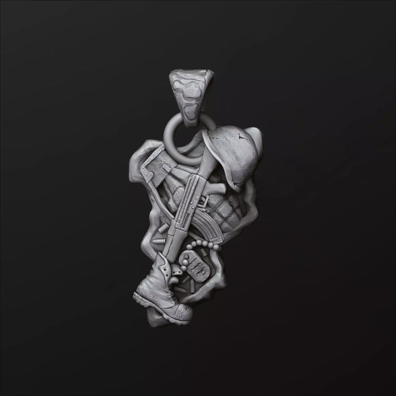 War And Peace Pendant