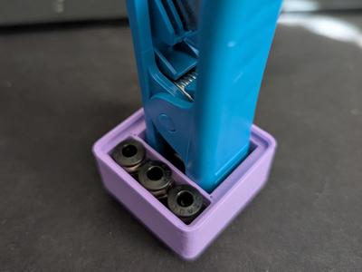 Gridfinity 1x1 Bowden PTFE Tube Cutter and Storage