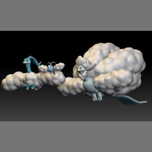 Pokemon Swablu Altaria Mega Evolution