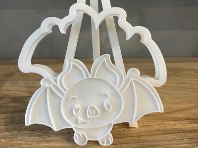Bat - cookie cutter + stamp