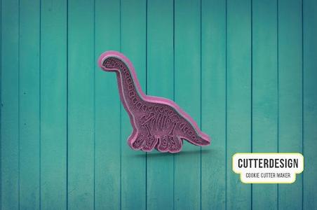 Brontosaurus Dinosaur Cookie Cutter M14