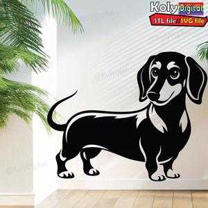 Dachshund dog wall art