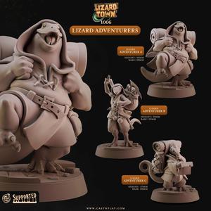 Lizard Adventurers (Pre-Supported)