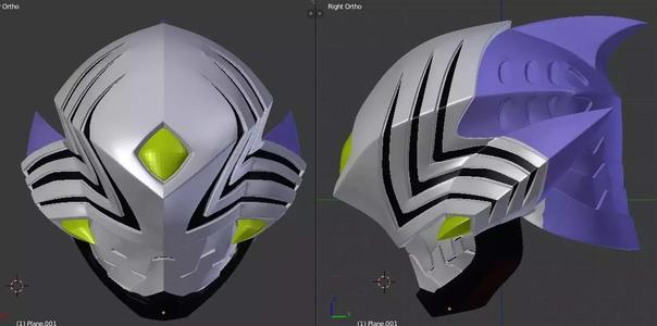 Kamen Rider Abyss fully wearable cosplay helmet 3D printable STL file