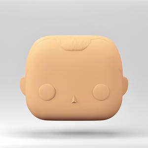 Stylized Chibi / POP Head STL | 3D Print File | MH_2-22