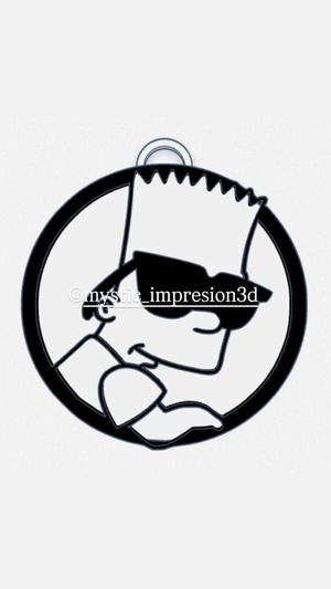 BART SIMPSON KEYCHAIN