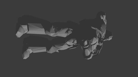 space marine low poly