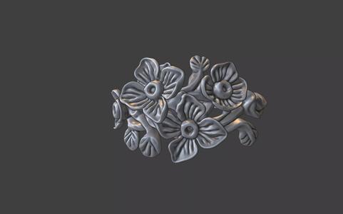 lightweight daisy flower ring