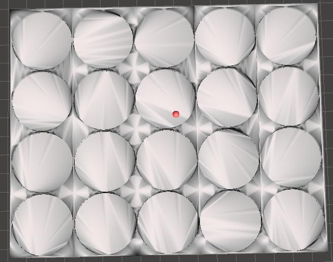 Movement tray 5x4 40mm round