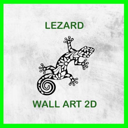 LEZARD WALL ART 2D