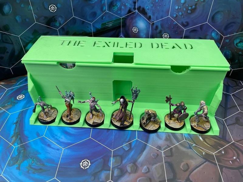 HOLDER for THE EXILED DEAD, War hammer Underworlds, Nethermaze