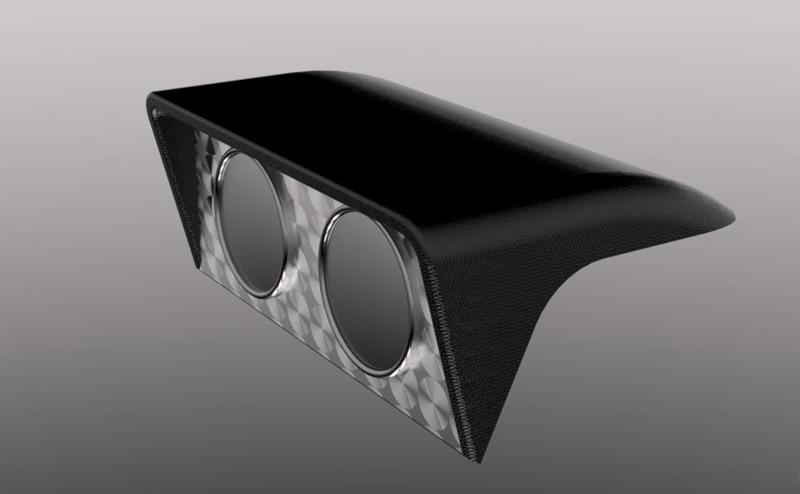 Porsche 944, 924 Center speaker gauge housing