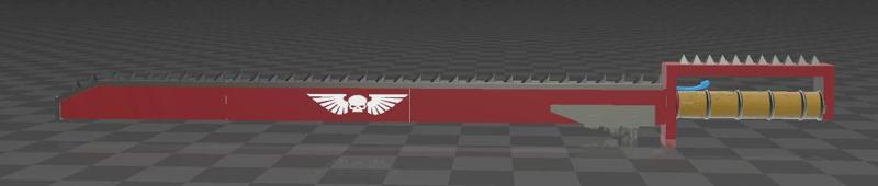 TWO HANDLE Chainsword.