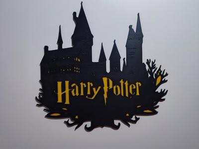 Cartel decorativo Hogwarts: Mi Refugio Mágico