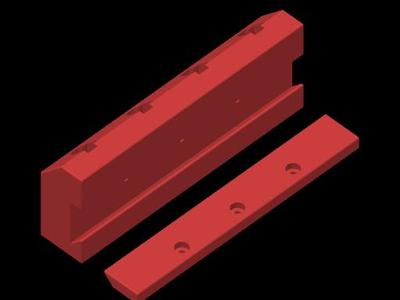 Track Saw Rail Guide Clamps Holder - French Cleat