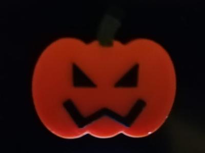 little 2D pumpkin decoration
