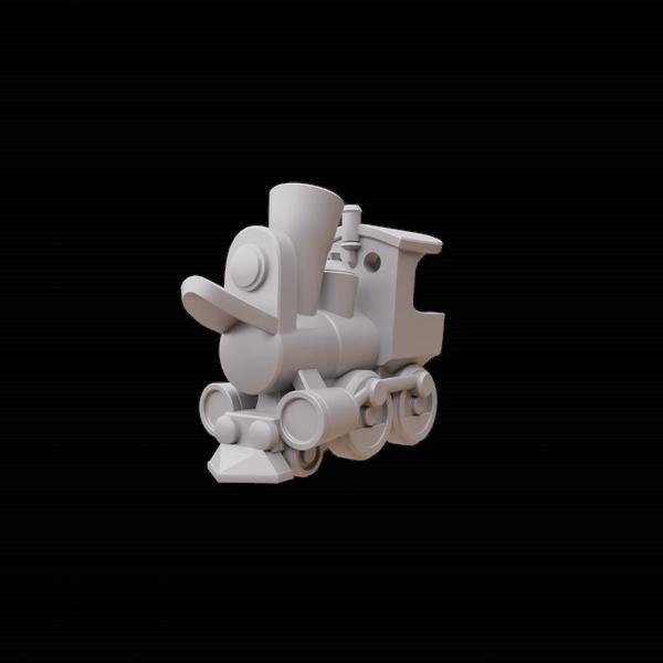 Brave Locomotive (Faceless toy train)