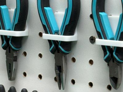 Peg Board Plier Holder
