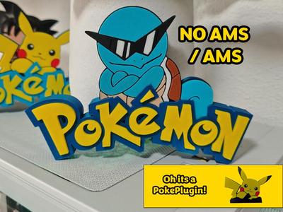 PokePlugin Squirtle - NO AMS/AMS - Squirtle Logo