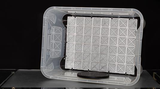 Spraybooth IKEA/BAUHAUS hack