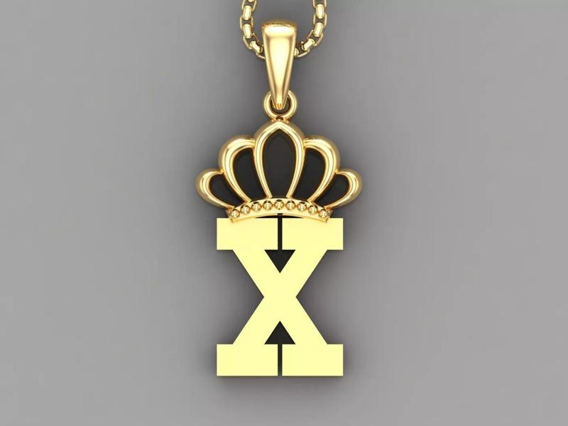 X Crown initail Letter