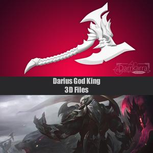 Darius God King League of Legends STL files