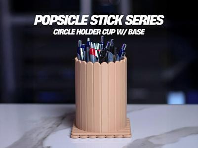 Popsicle Stick Series - Circular Organizer w/ Base