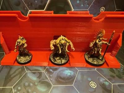 Holder for GORECHOSEN OF DROMM, War hammer Underworlds, Nethermaze