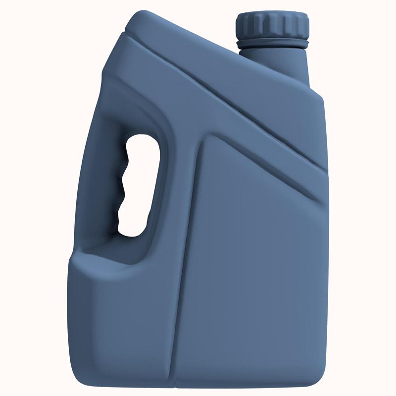 Motor oil plastic container