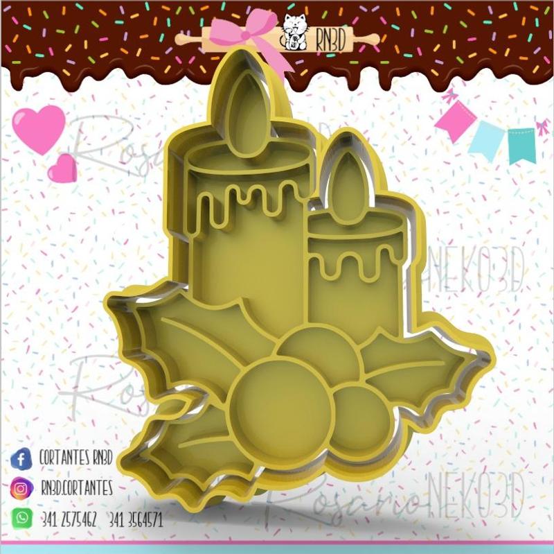 Candle cookie cutter - candle cookie cutter