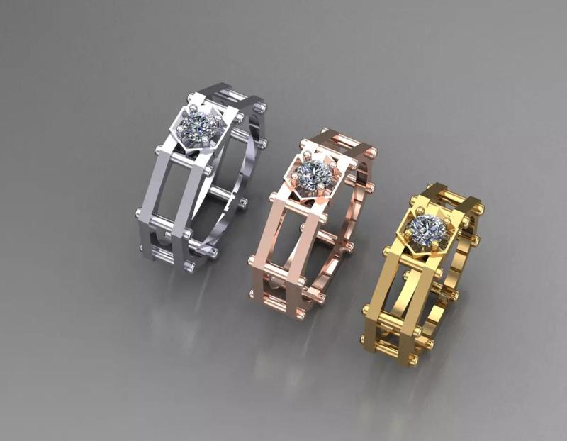 Polygon Ring Man New 0013