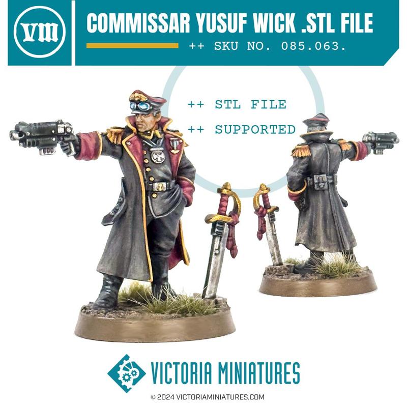 Commissar Yusuf Wick STL Download