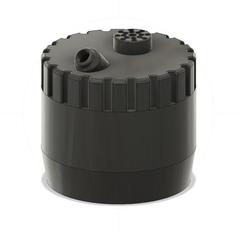 Airbrush cleaning pot