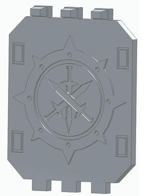 30k Dark Angels Land Raider Door - Host of Blades