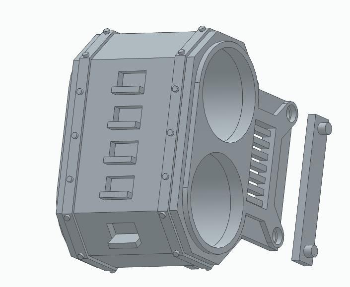 30k Land Raider Proteus - Oil Barrel Holder