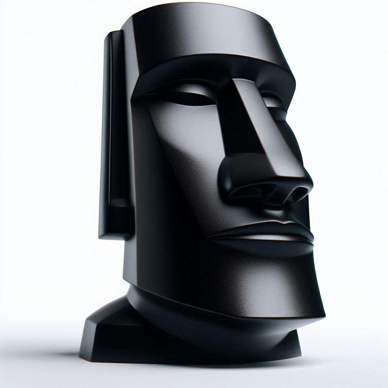 Easter Island Head 3D Print – Decorative Moai Sculpture Showpiece