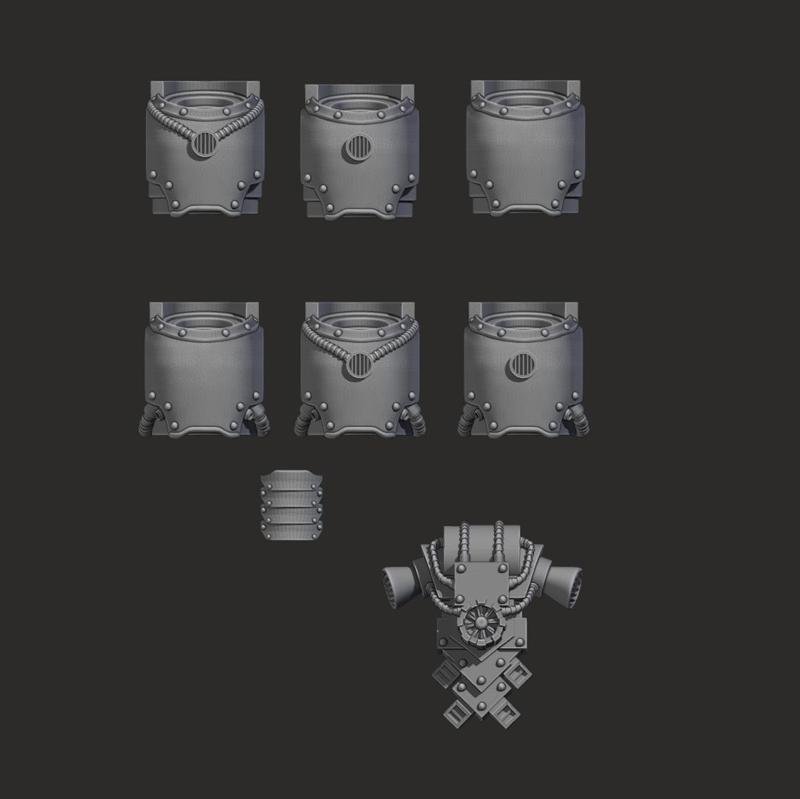 Rivet armour torso pack