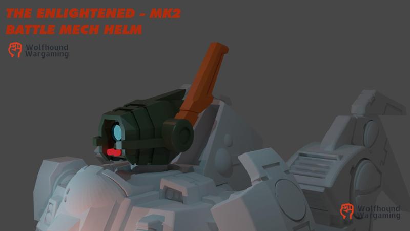 THE ENLIGHTENED - BATTLE MECH HELM MK2