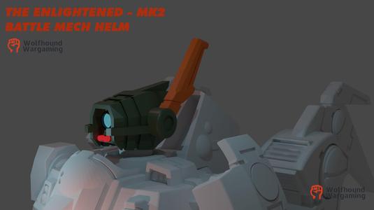 THE ENLIGHTENED - BATTLE MECH HELM MK2
