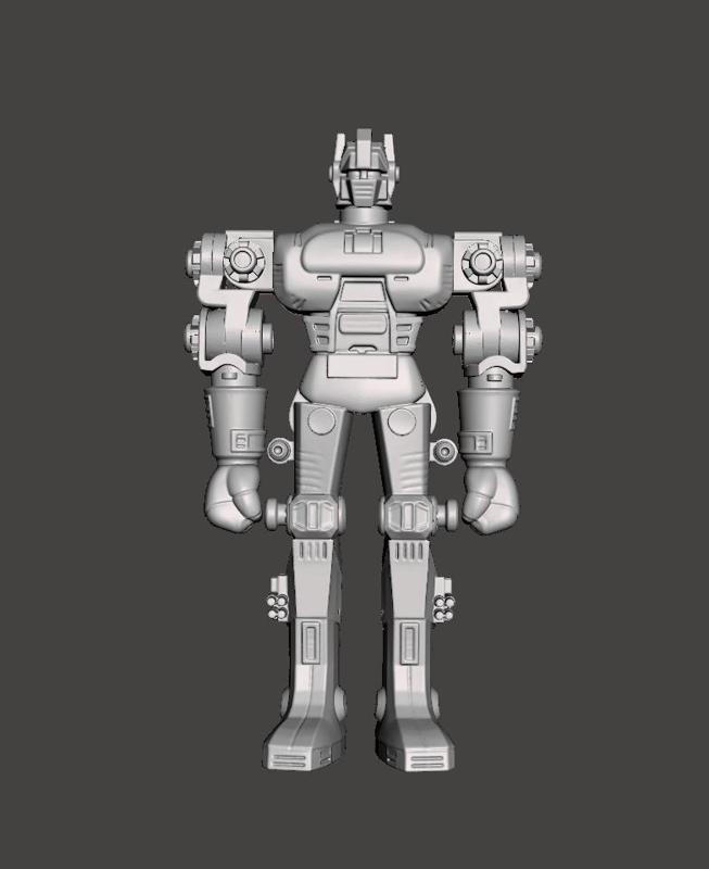 JUMBO MACHINDER FAN ART GORDIAN SHOGUN WARRIORS Toshi Gōdian