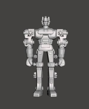 JUMBO MACHINDER FAN ART GORDIAN SHOGUN WARRIORS Toshi Gōdian