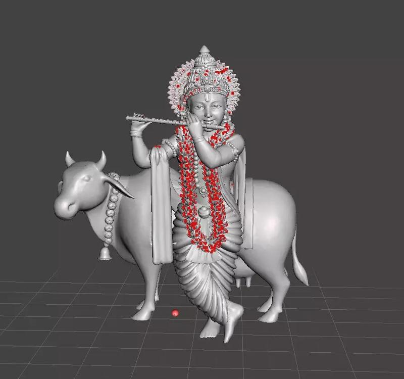 Krishna With Cow