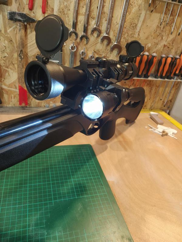 picatinny lamp holder