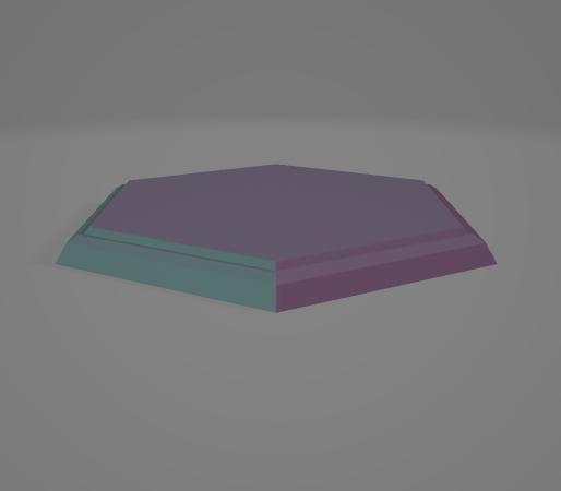 Hex Base with Lip