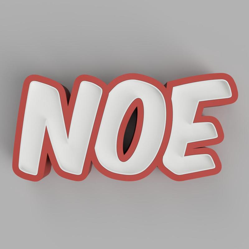 NOE - LED LAMP WITH NAME (NAMELED)