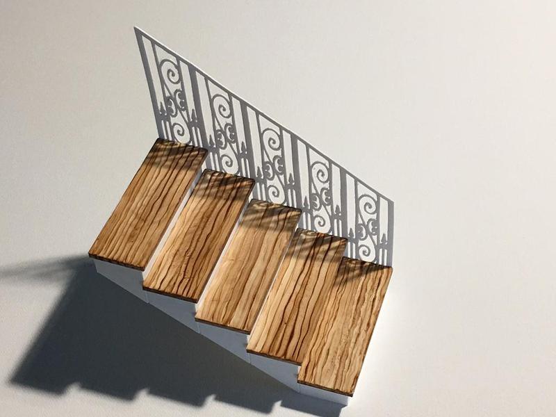 STANDARD STAIR 1/12 Scale for Dollhouses