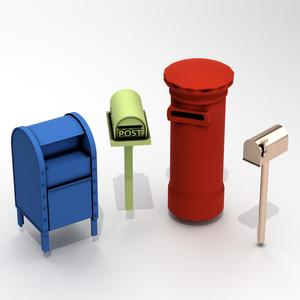 American Mailbox Set – 4 Variants