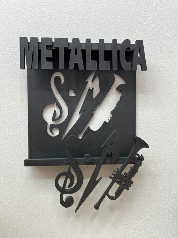 Metallica CD Wall Mount - S&M Album - Cover #3 - Plus Bonus Files!